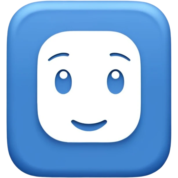 create  " MA " IN SQUARE SHAPE BLUE BACKGROUND emoji