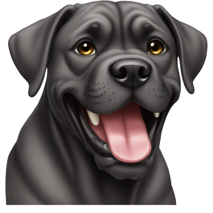 Cane corso smiling  emoji