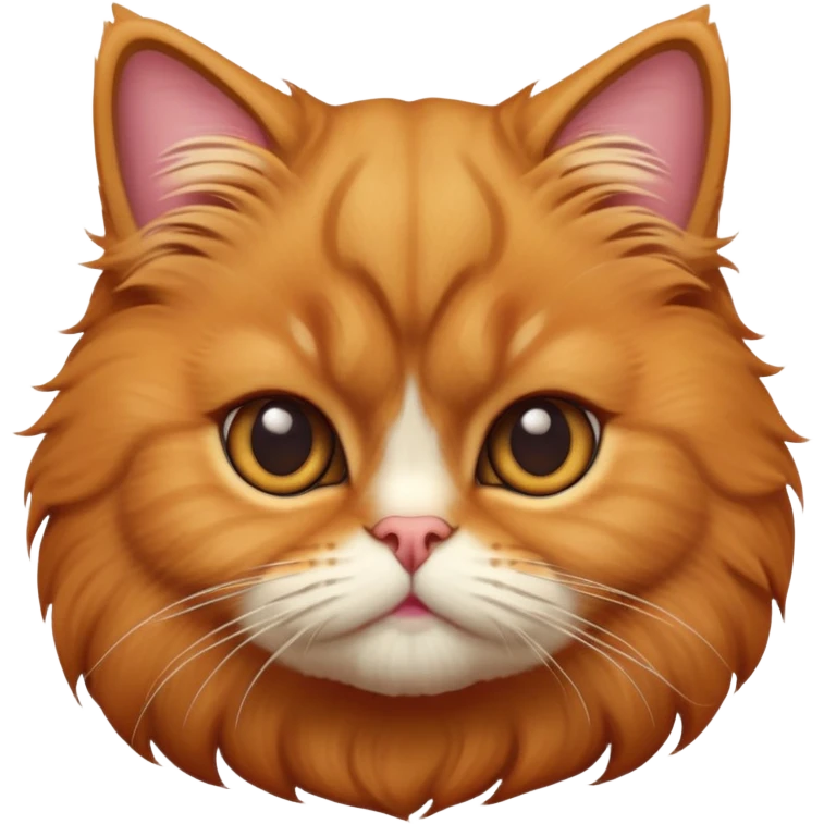 cinematic-adorable-big-eyed-fluffy-solid ginger-persian-cat-portrait-emoji,-head-tilted-playfully-with-a-sweet-expression,-fluffy-ginger-fur,-simplified-yet-irresistibly-cute-features-with-large,-expr emoji