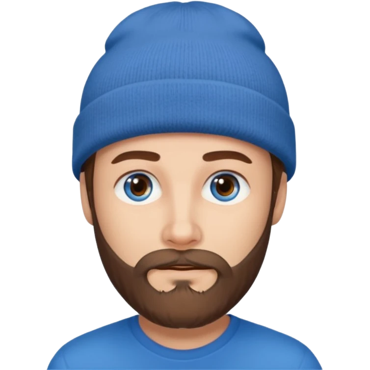 Man with Grey Beret – Brown beard, grey beanie.





 emoji