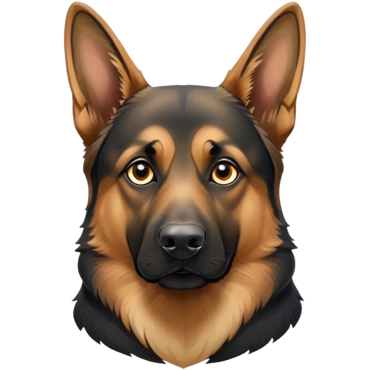 Adult German shepherd emoji