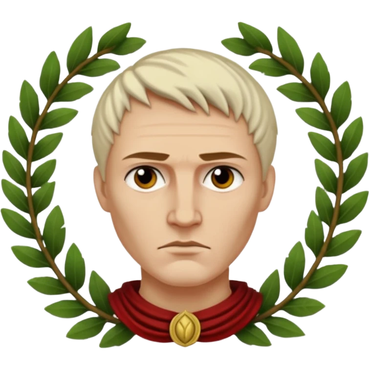 julius caesar young evil wreath emoji