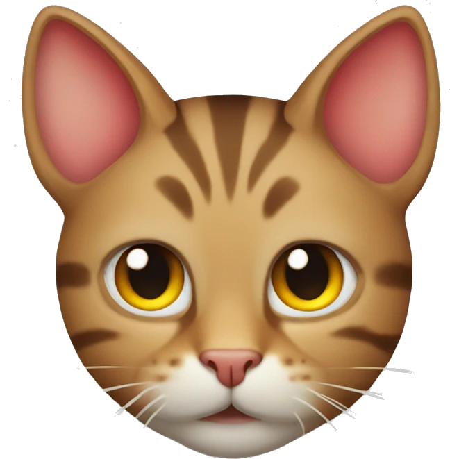 Tabby Cat With Devil Horns emoji