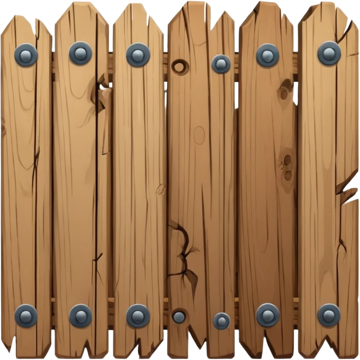 carpenter Wooden plank with nails emoji