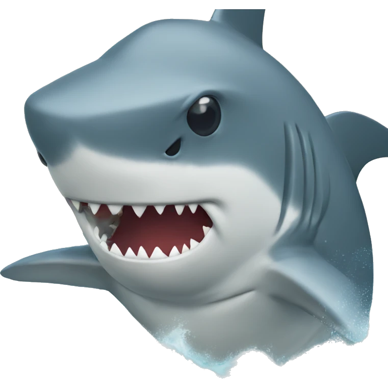 Shark wrestling emoji
