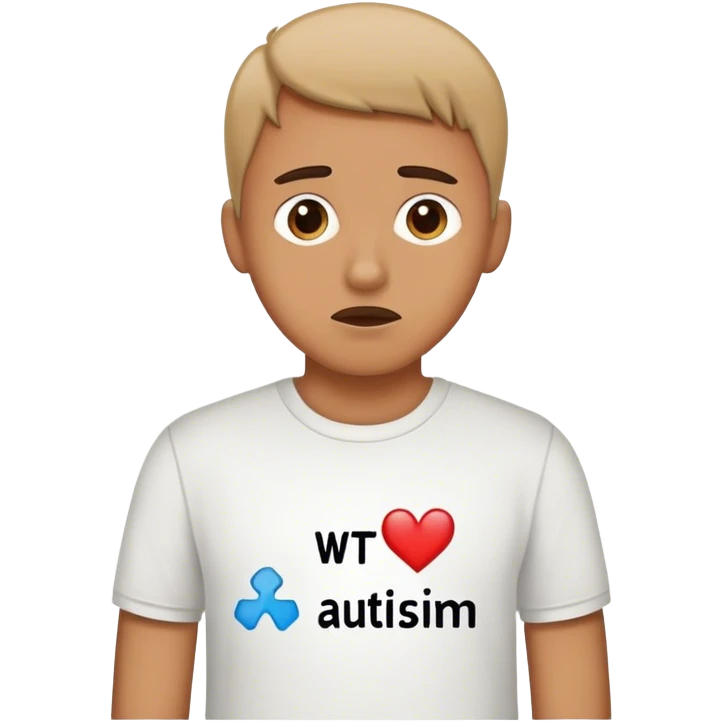 wtf I don’t have Autusm  emoji