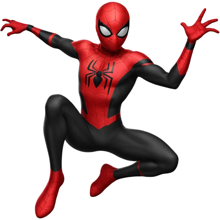 Black Spider man emoji