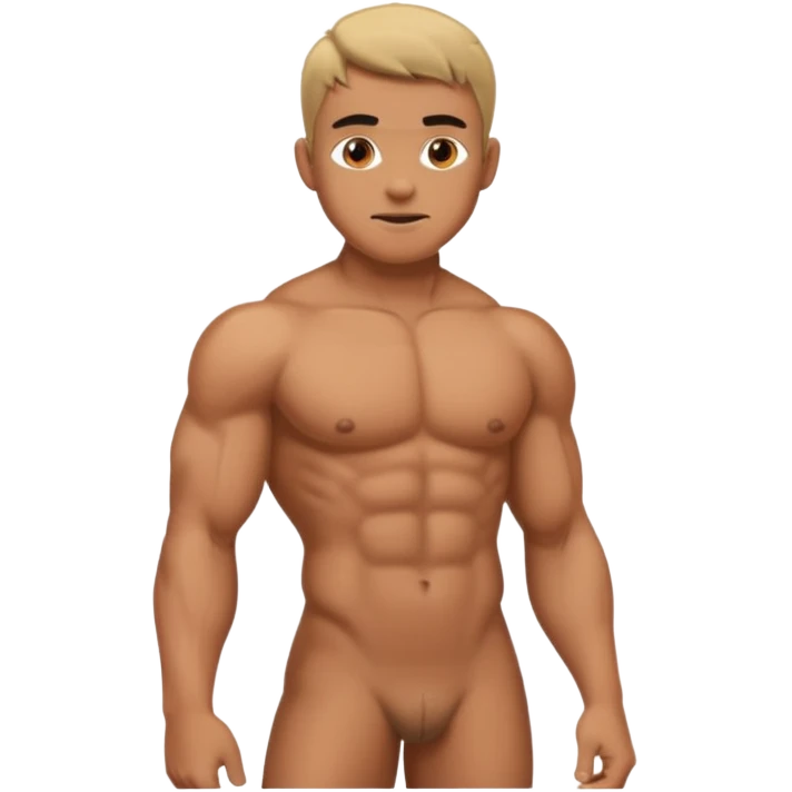 man naked full viee emoji