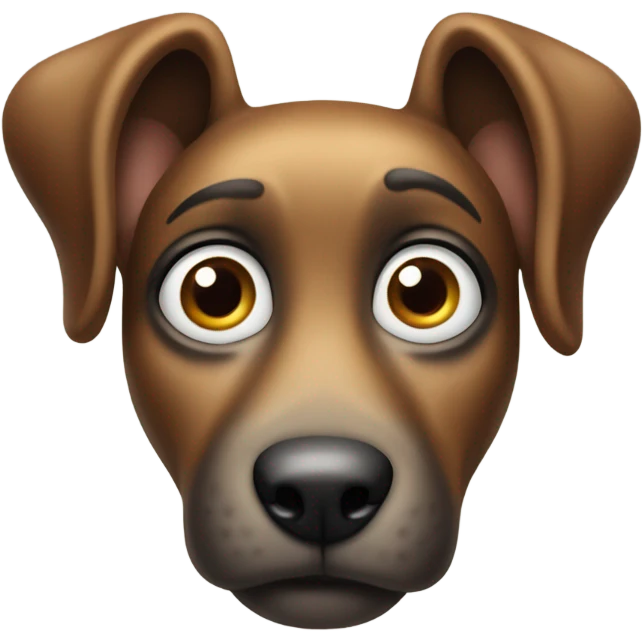 Confused animal emoji