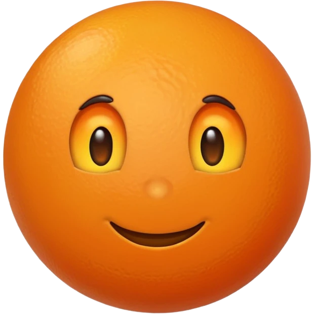An orange 2  emoji