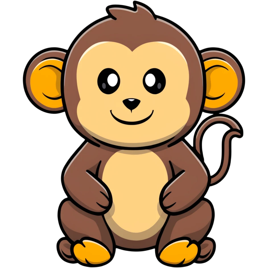 Monkey (Tibetan macaque) emoji