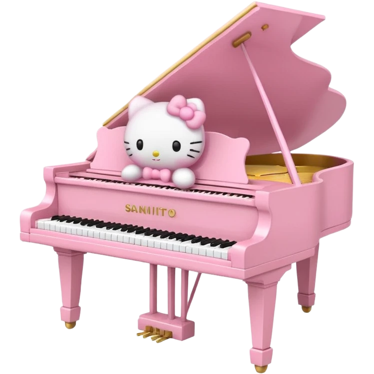 My sweet piano sanrio emoji