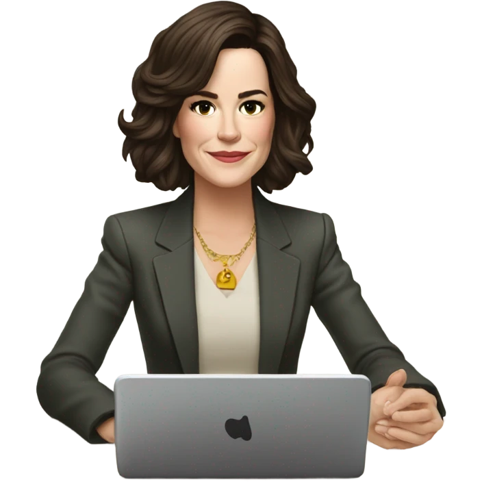 Parker posey editing her Tinder profile emoji