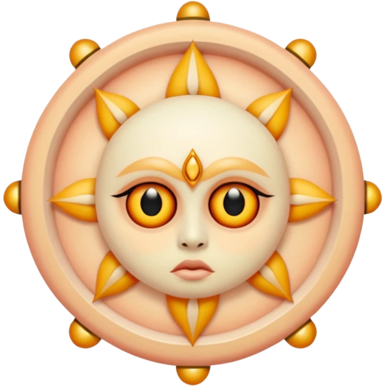 Ritual piercings embedded in pale flesh forming occult pattern emoji