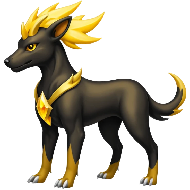 Houndoom-Manectric-fusion (full body) emoji