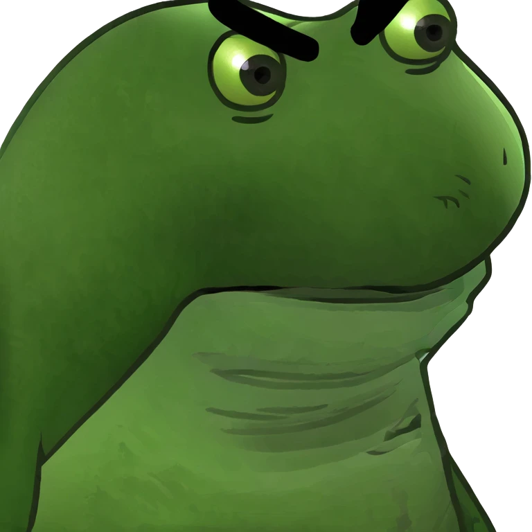 Devil with Pepe emoji