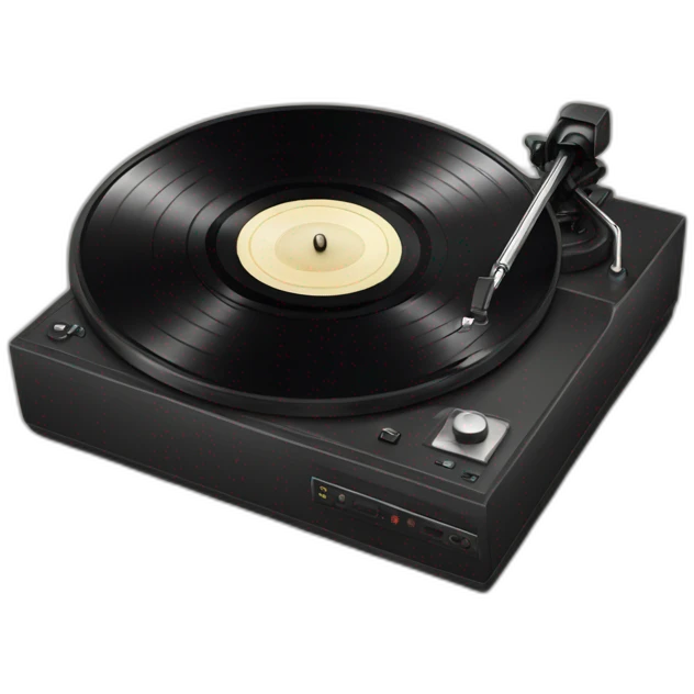 Vinyl-record-player emoji