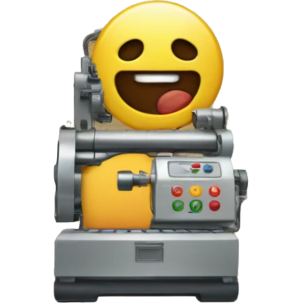 Maquina de bordado emoji