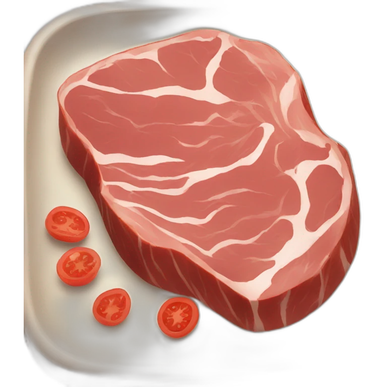 meat diet in a plate emoji