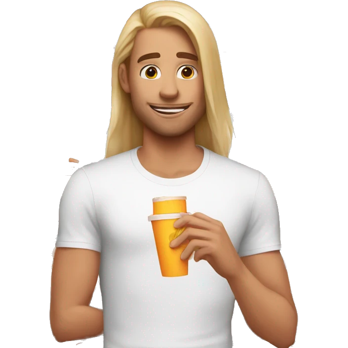 Getting  white pills at Dunkin emoji