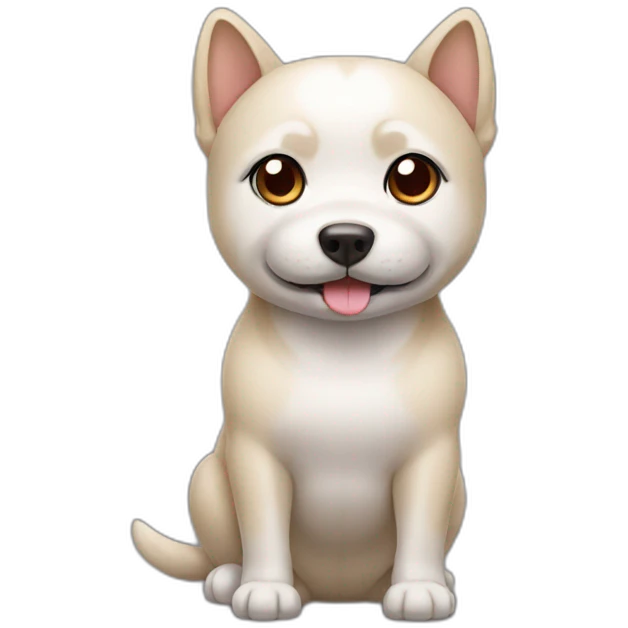 asian dog emoji