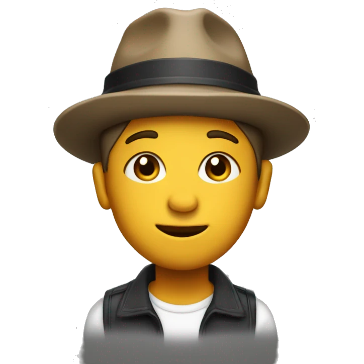 shar with hat emoji