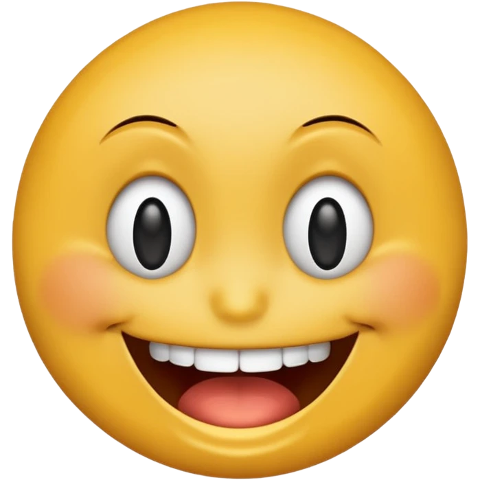 Smiley face mixed 🤗+😬 emoji