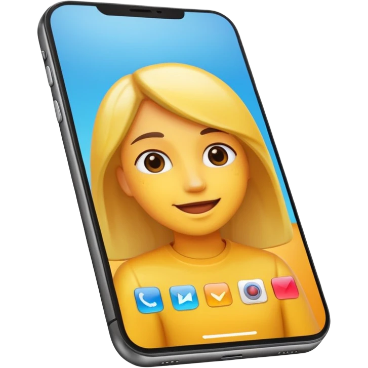 smartphone screen emoji