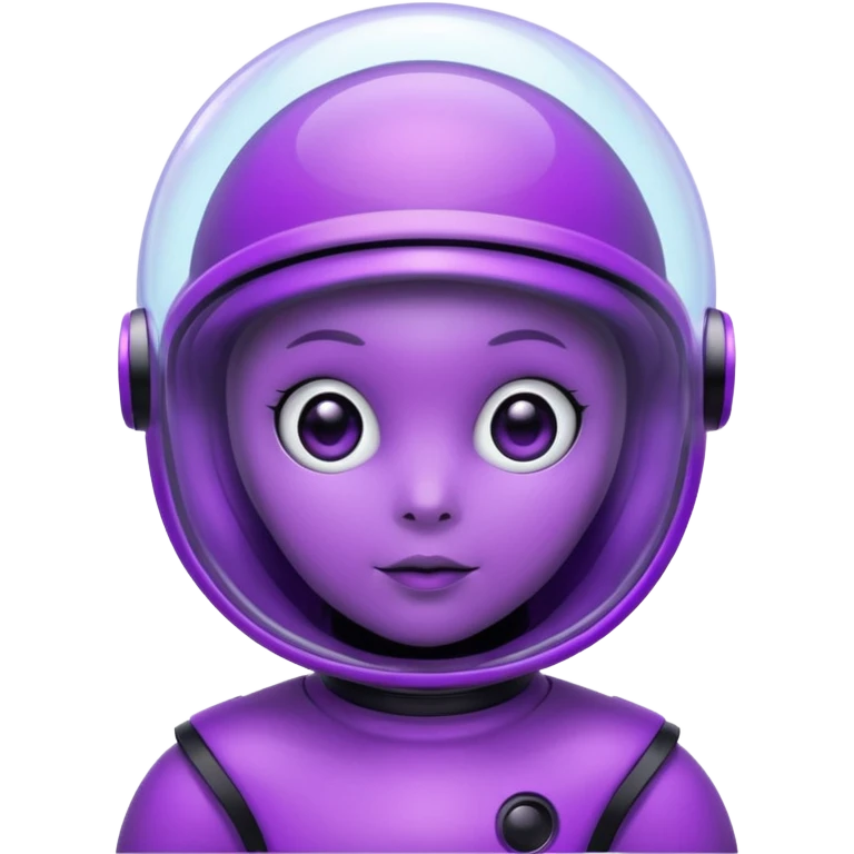 Purple alien with bubble helmet




 emoji