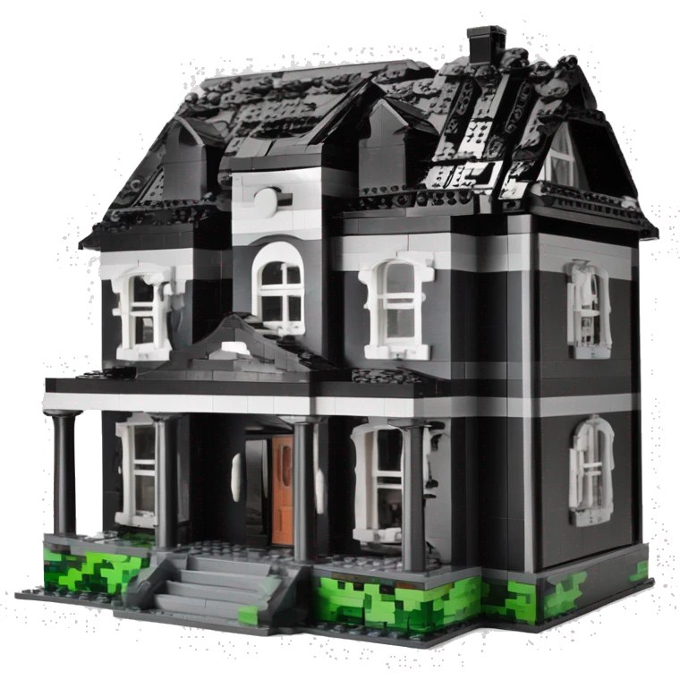 Lego Barbie’s and Darth’s very dusty and old disturbing disgusting ghostly haunted horror dream house mansion  emoji