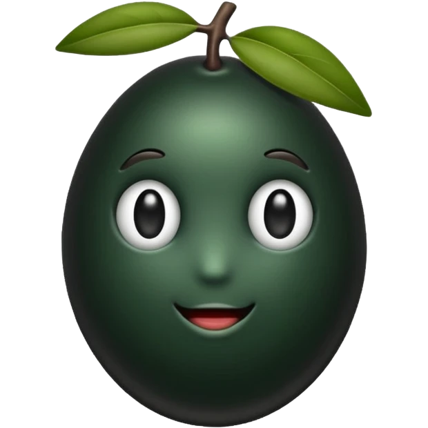 black olive emoji