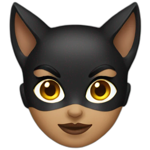 Cat woman emoji