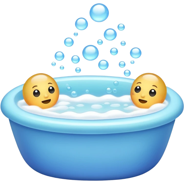 Bubble bath emoji