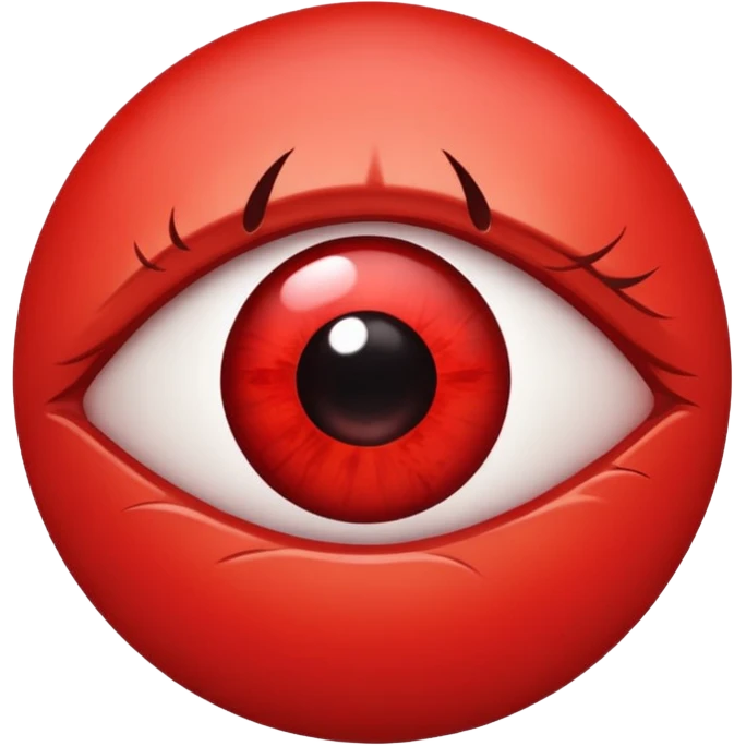 Angry Only single eye emoji