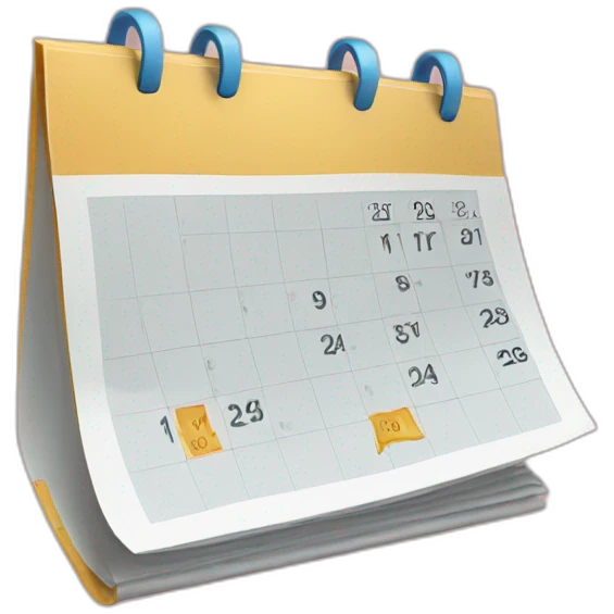 calendar emoji