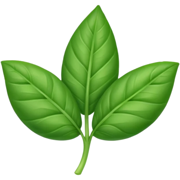 one basil leaf emoji
