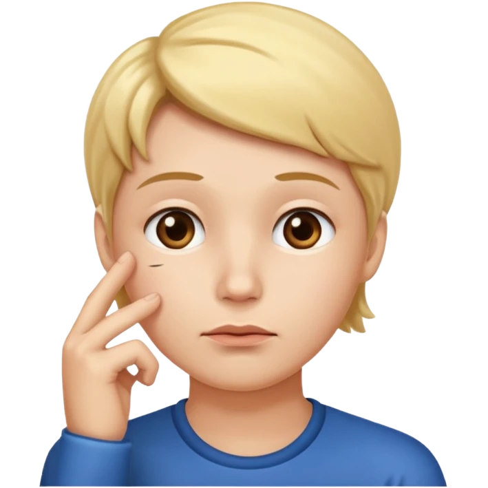 questioning face emoji, hand on chin, thinking emoji