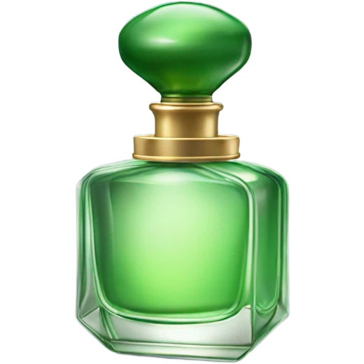 Perfume green bottle  emoji