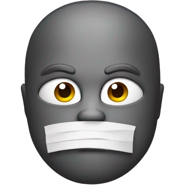 Angry face with facemask emoji