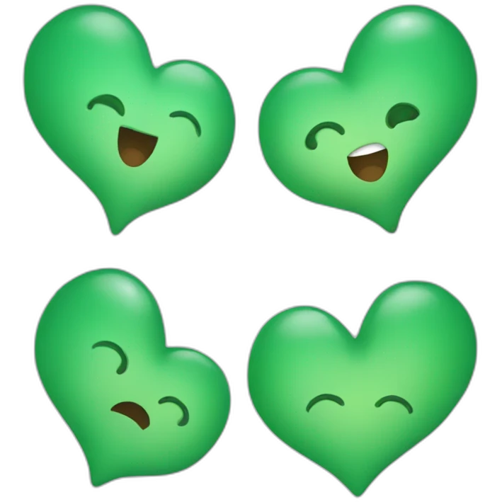 Coeur vert clair emoji