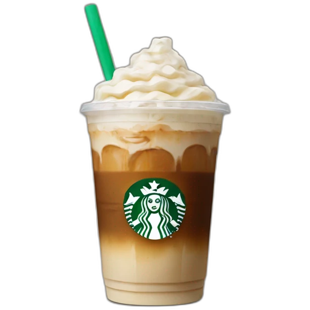 Starbucks ice coffee emoji