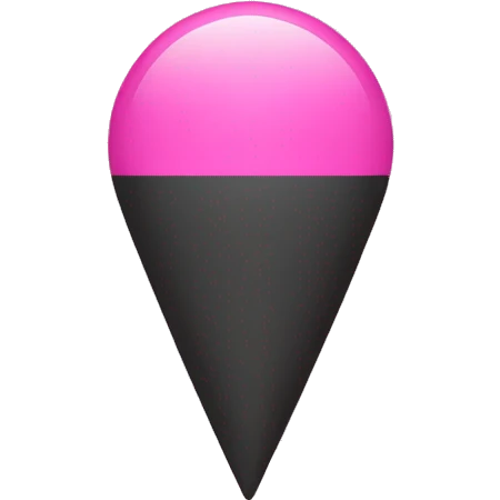 Pink location pin emoji