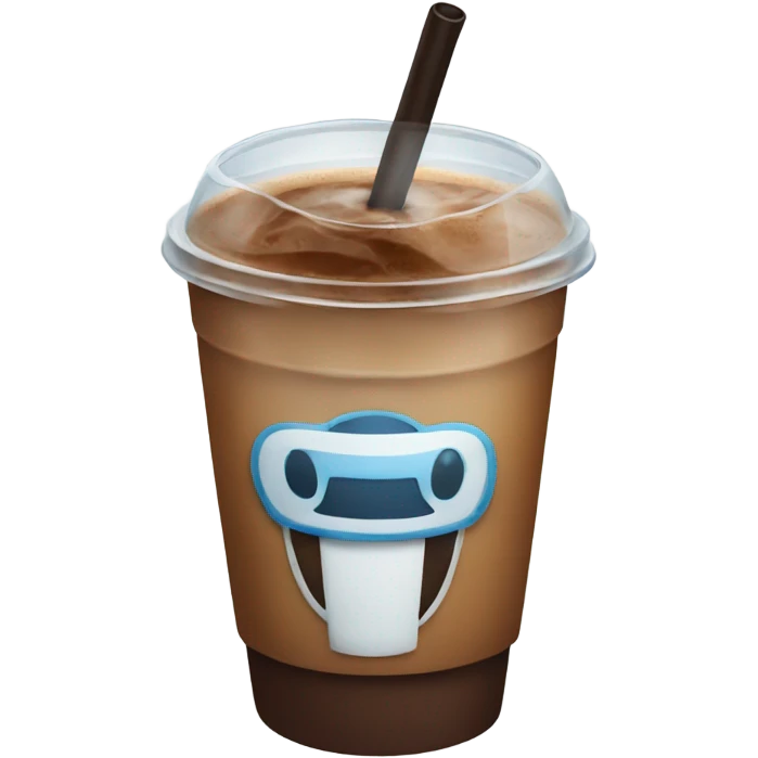 Ice coffee emoji