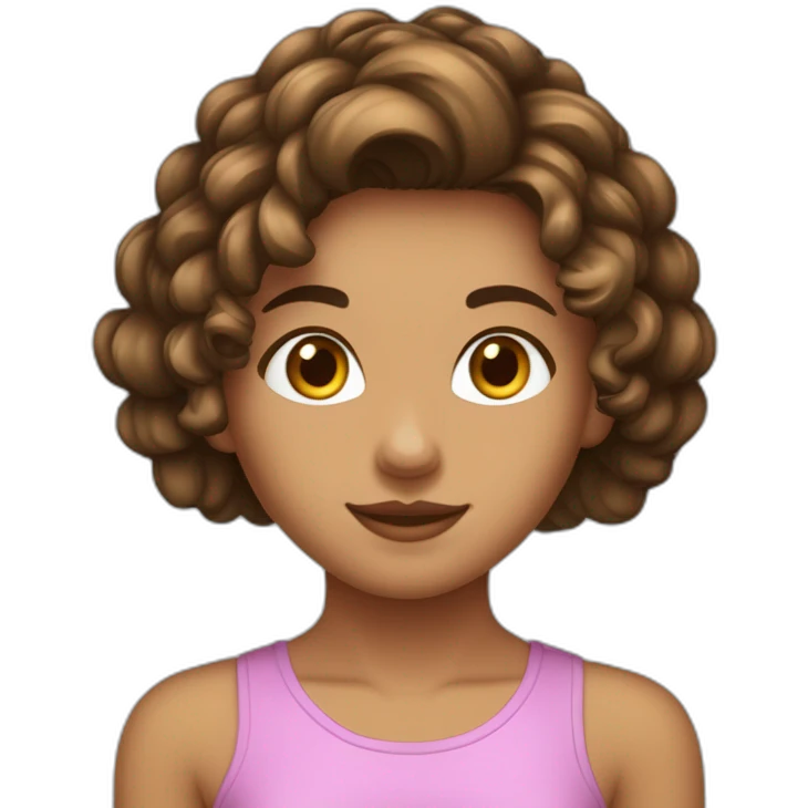 Fille de 17 ans,mesurant 1m52,avec les cheveux mi courts,tres lisses et bruns embrasse un garçon de 16 ans un tout petit peu bronzé d’1m80 avec les cheveux bouclés,mi courts,brun emoji