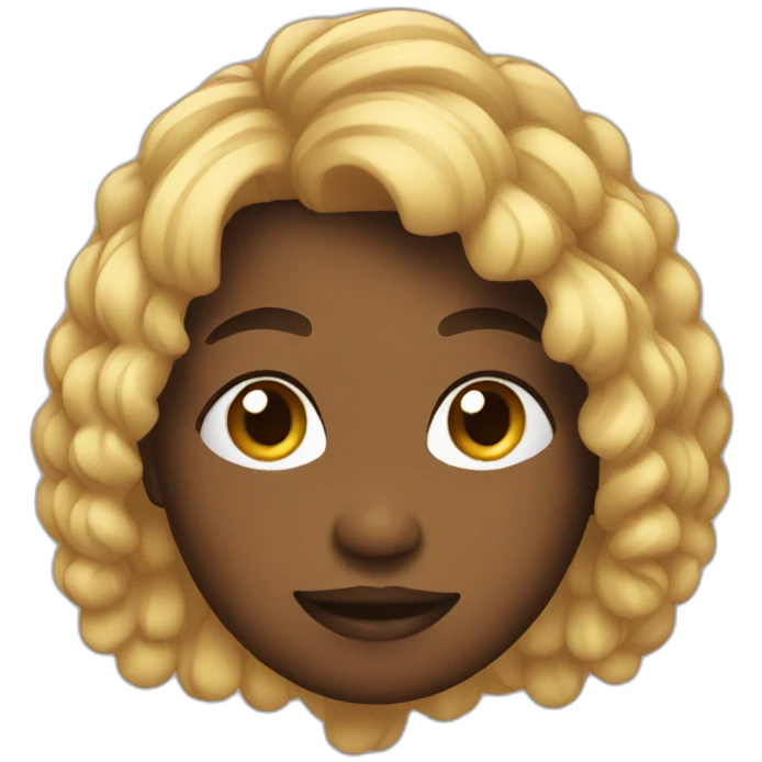 zinane with hair emoji