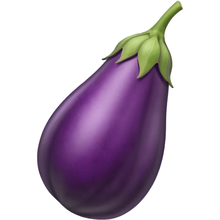 Eggplant with veins vascular emoji