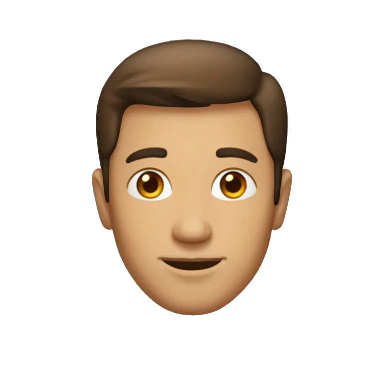 Homme brun  emoji