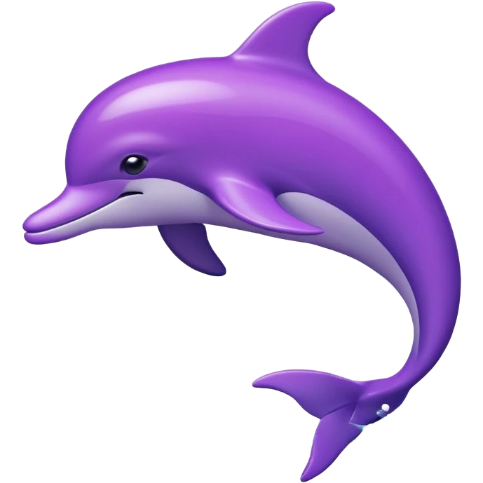 Purple dolphin emoji