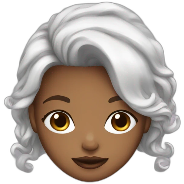 Girl wine hair coffee skin emoji