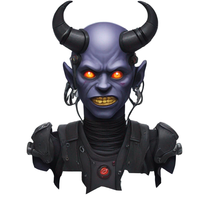 Demon cyberpunk  emoji